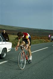 One of the Hill Climb riders near Haytor