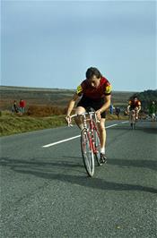 Another rider on the Hill Climb