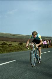 Another rider on the Hill Climb near Haytor