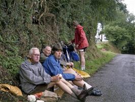 Lunch at Brithem Bottom, Ash Thomas.  Frank: "You can't even eat your dinner in peace!"