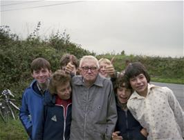 The Young Generation!  John, Carl, Peter, Frank, Antony, Mark and Darren?  This photo won 6 marks at the 1980 Inter-DA Photo Competition