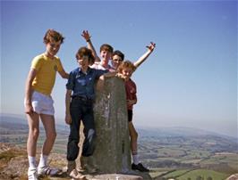 At last we reached the top.  This photo won 5 marks at the 1980 Inter-DA Photo Competition