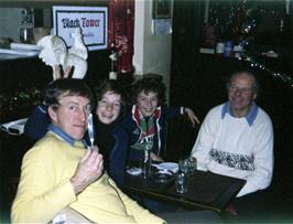 Don, Mark, Carl and Colin at The Ship Inn, Cockwood