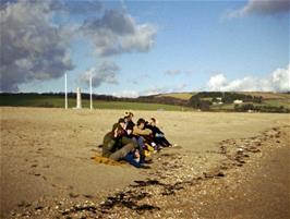 The group on Slapton Sands - picture taken by Carl