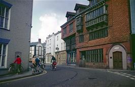 Riding through Wiveliscombe on the way home (Photo: Jean Brierly)