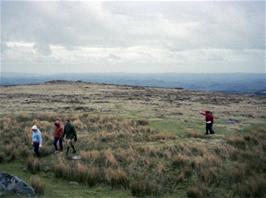 View from Puper's Hill towards Buckfastleigh, showing the River Teign on the extreme left