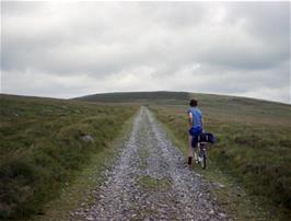 John Pope on the mineral railway track from Bittaford