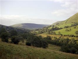 View towards Hay Bluff from just past the hostel