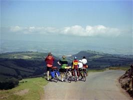 Spectacular views from Gospel Pass towards Hay-on-Wye