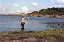 A fisherman at Fernworthy