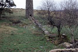 The chimney from the front