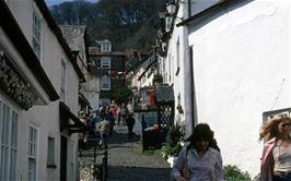 Clovelly's main street