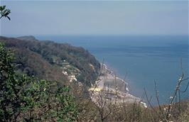 View back to Clovelly from the Hobby Drive