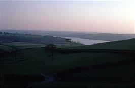 View of the Torridge Estuary and Bideford, from Instow youth hostel