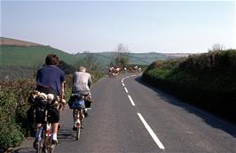 Approaching Goodleigh Cross