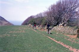 Continuing on the track from Heale towards the Heddon Valley