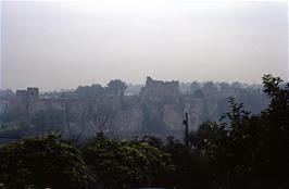 Chepstow Castle, viewed from the other side of the Wye - Castleford Hill, Tutshill