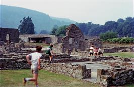 Getting "up close and personal" with the Tintern Abbey Infirmary and Kitchens