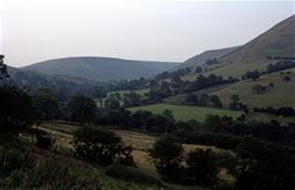 View to the left, up the Afon Honddu valley, from Capel-y-Ffin youth hostel