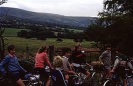 The group near Maeswalter, Heol Senni