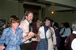 Sue Shepley, Ken Strong and Frances Lofty enjoying themselves at the Annual Dinner