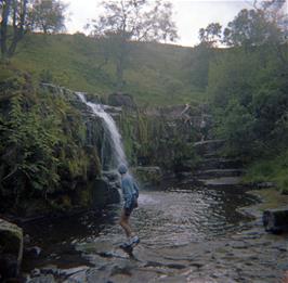 The Afon Llia waterfall (Photo: Kevin Presland)