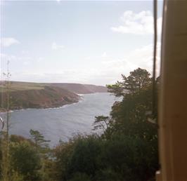 The view from our dormitory window at Salcombe youth hostel.  (Photo: Kevin Presland)