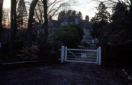 Arriving at Crowcombe Heathfield youth hostel