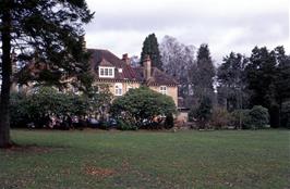 The extensive grounds of Crowcombe hostel