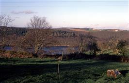 View to the River Fowey from the grounds of Golant youth hostel