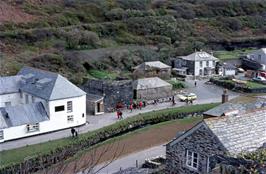 Morning coffee at Boscastle