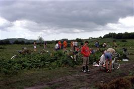 Preparations continue on Mardon Down for Ken's Cycle Games