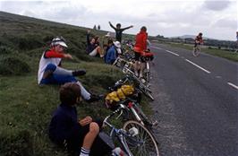 The group at the top of Dartmeet Hill