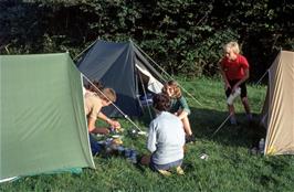 Supper at the camp