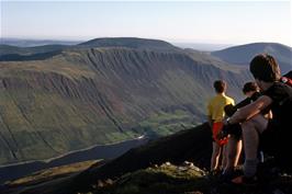 View to the right of the previous picture, showing Lake Tal-y-Llyn