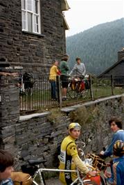 The group at Corris youth hostel