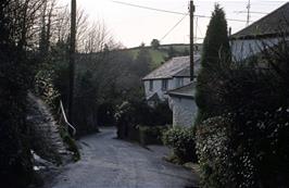 Looking back to Rattery on the way out of the village towards Buckfastleigh