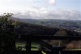 Great views to Lustleigh and Hound Tor, from the climb from Slade Cross to the reservoirs