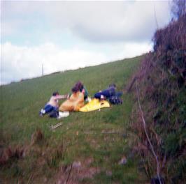 Lunch, three miles before Okehampton (Photo: Kevin Presland)