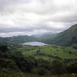 Fabulous view of Llyn Gwynnant as we speed down to the youth hostel (Photo: Kevin Presland)