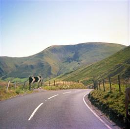 View back towards Dinas Mawddwy, from Ochr y Bwlch (Photo: Kevin Presland)