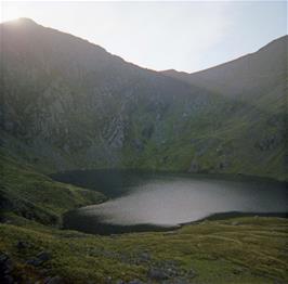 Llyn Cau, taken as we climbed the Minffordd path