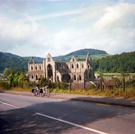 Meanwhile, a good deal later, Kevin and Mark were at Tintern Abbey (Photo Kevin Presland)