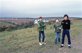 John Roome, Andrew Winstanley and Michael Ward at the Avon Dam near Shipley Bridge