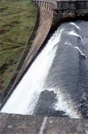 The Dam is seriously overflowing today