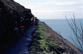 Fabulous coastal views from the coast path to Valley of the Rocks