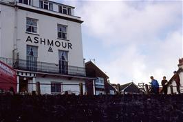 Preparing to leave Ilfracombe youth hostel for the very long journey home