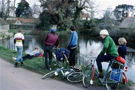 Feeding the ducks at East Quantoxhead