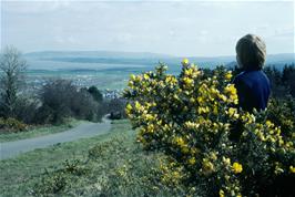 Matthew Burrows on North Hill, Minehead