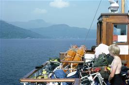 Matthew Burrows on the Loch Lomond passenger ferry